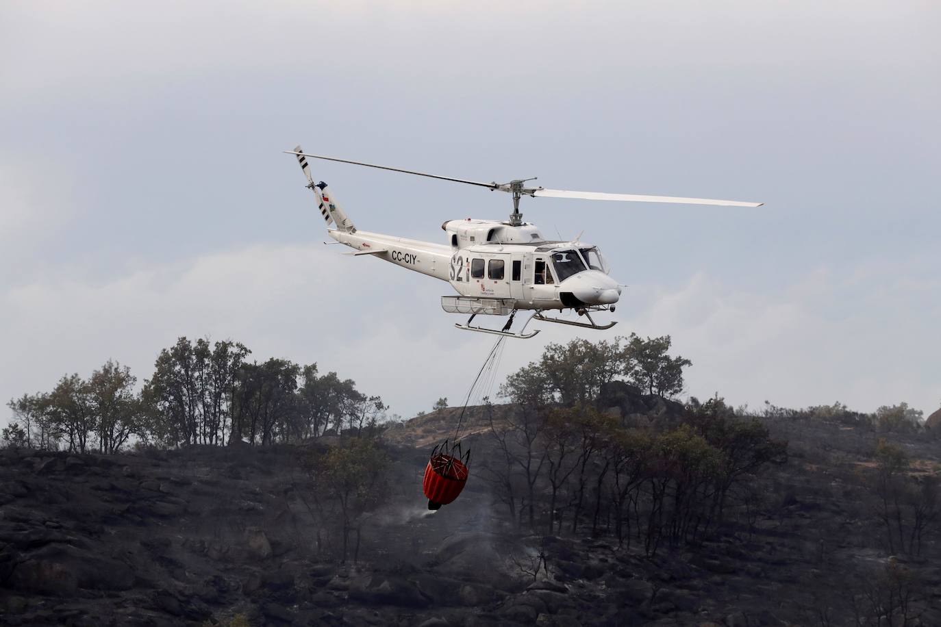 Fotos: El fuego arrasa más de 170 hectáreas en Salamanca