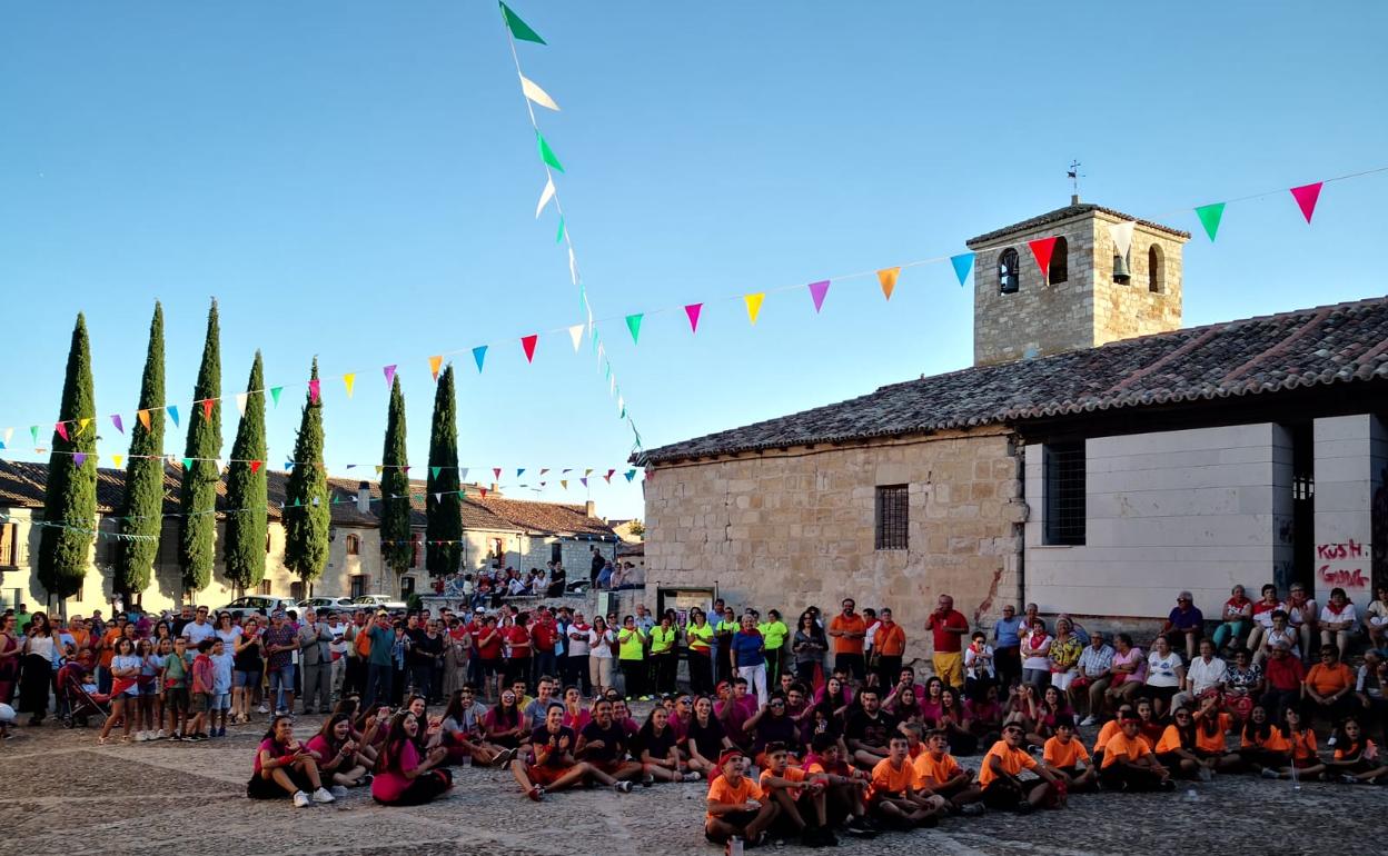 Acto inaugural de las fiestas de Wamba.