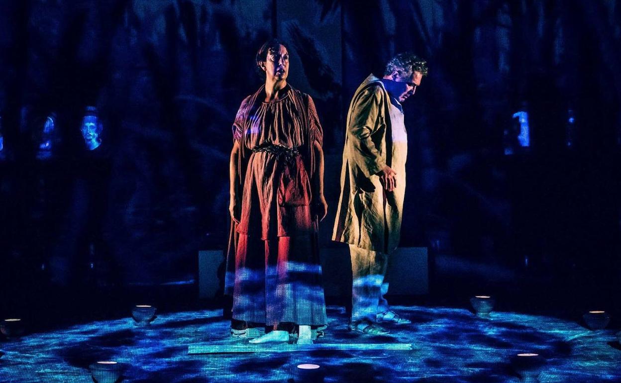 Puesta en escena de 'Los últimos paganos'. 