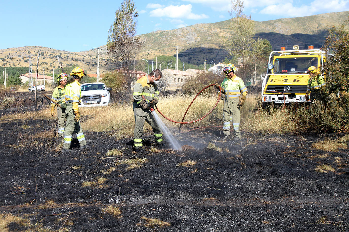 Fotos: Incendio en Otero de Herreros