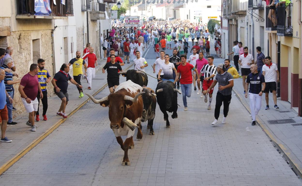 Un momento del encierro