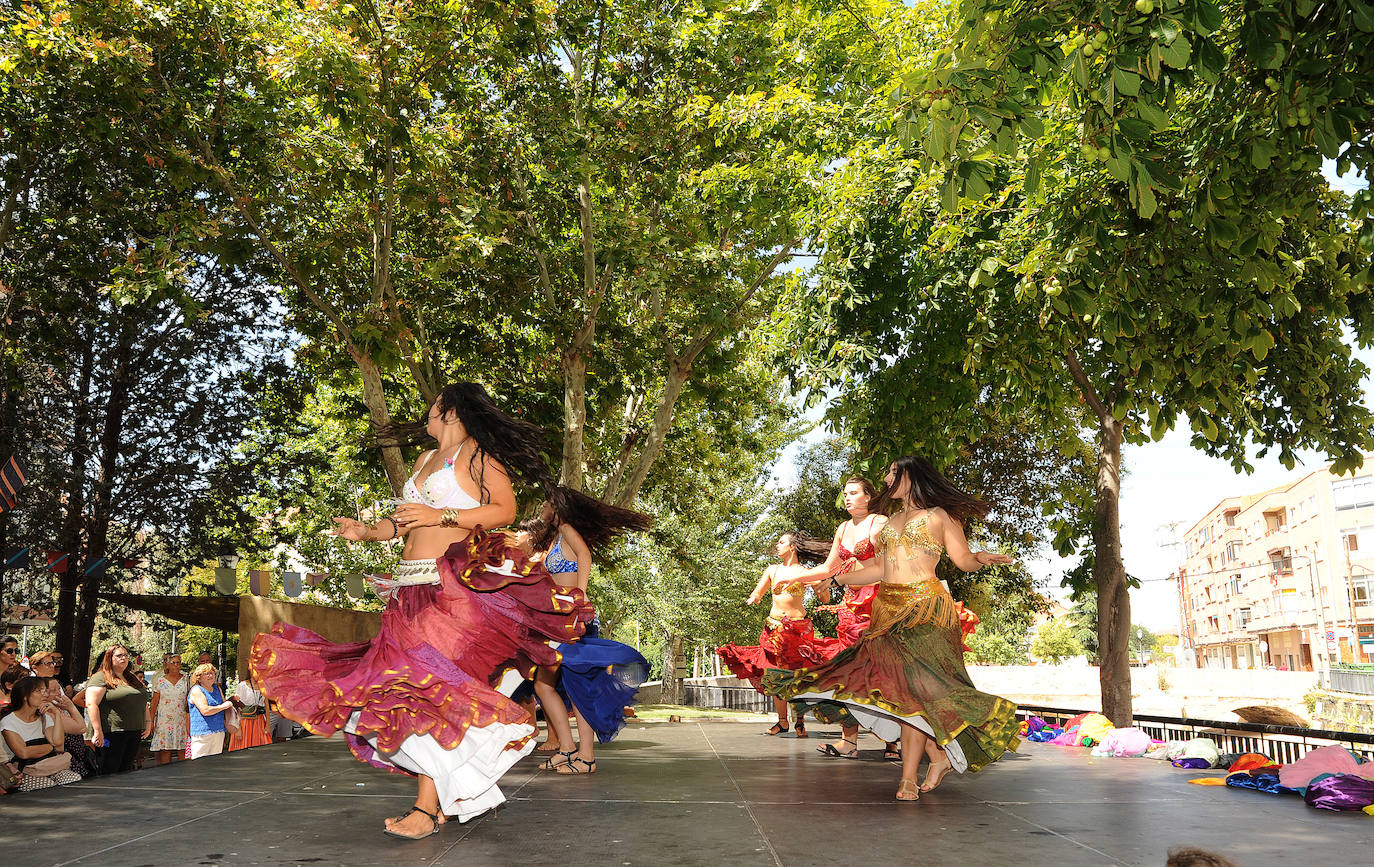 Fotos: Exhibición de danza del vientre en la Feria Renacentista de Medina del Campo