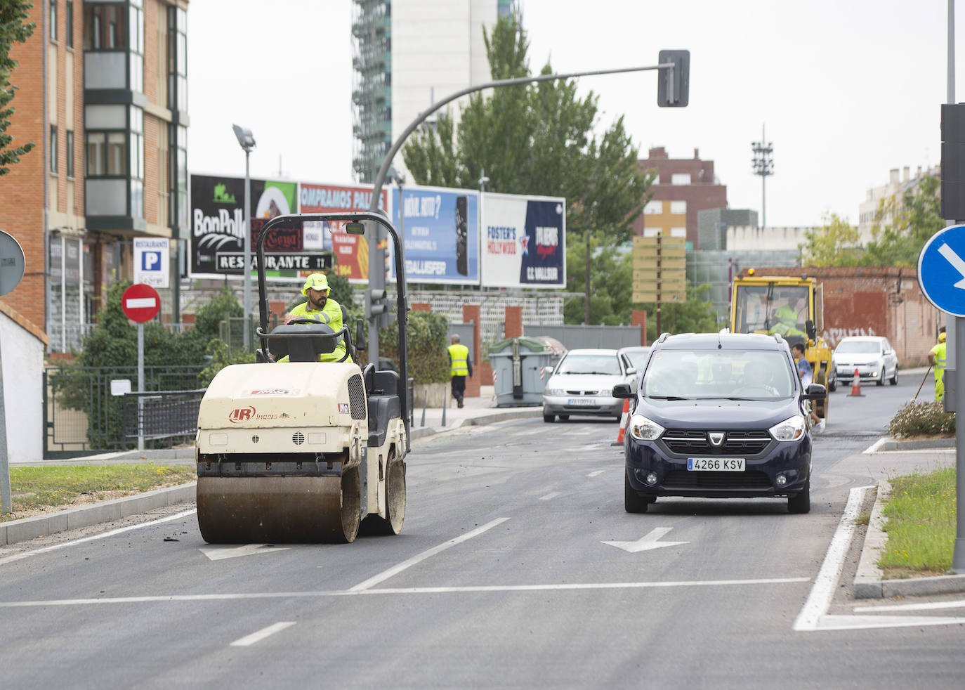 Obras en Avenida Salamanca.