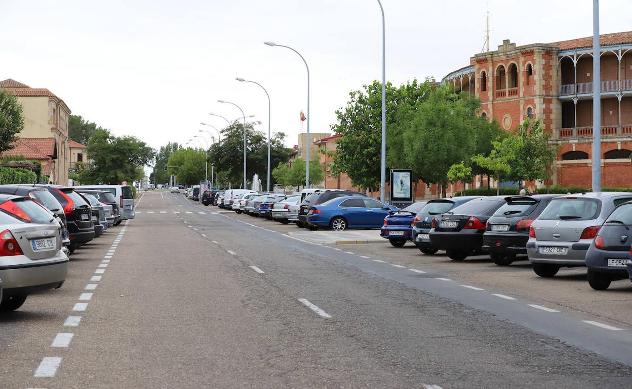 Tramo de la avenida de la Merced que se verá afectado por las obras.. 