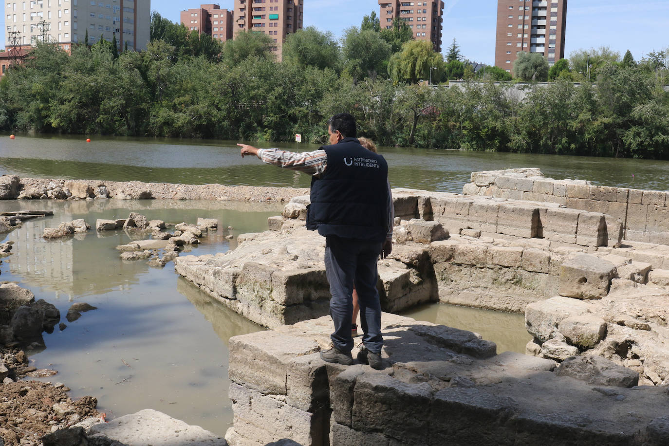 Fotos: Trabajos de restauración en las aceñas del Pisuerga