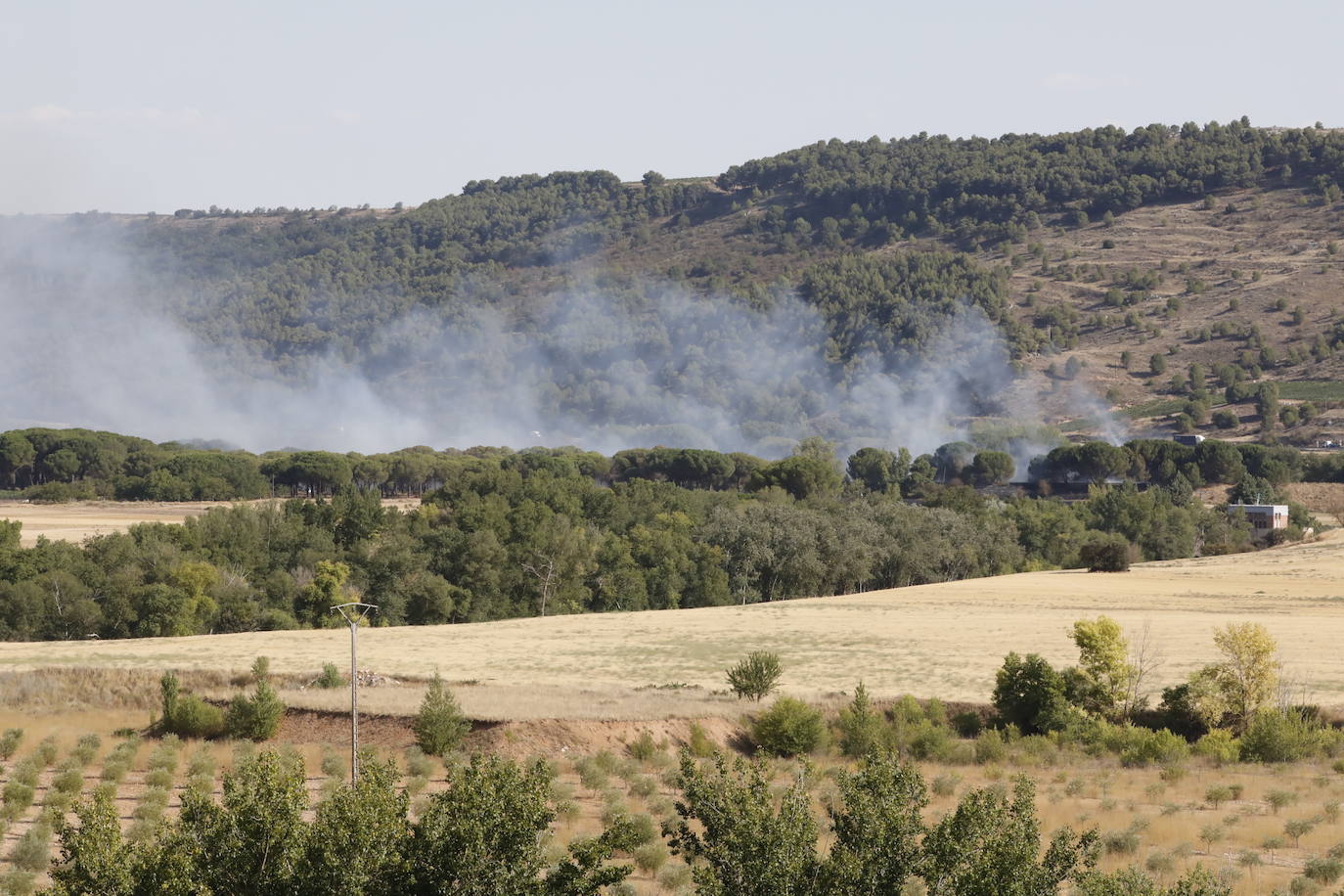 Fotos: Incendio en Bocos de Duero