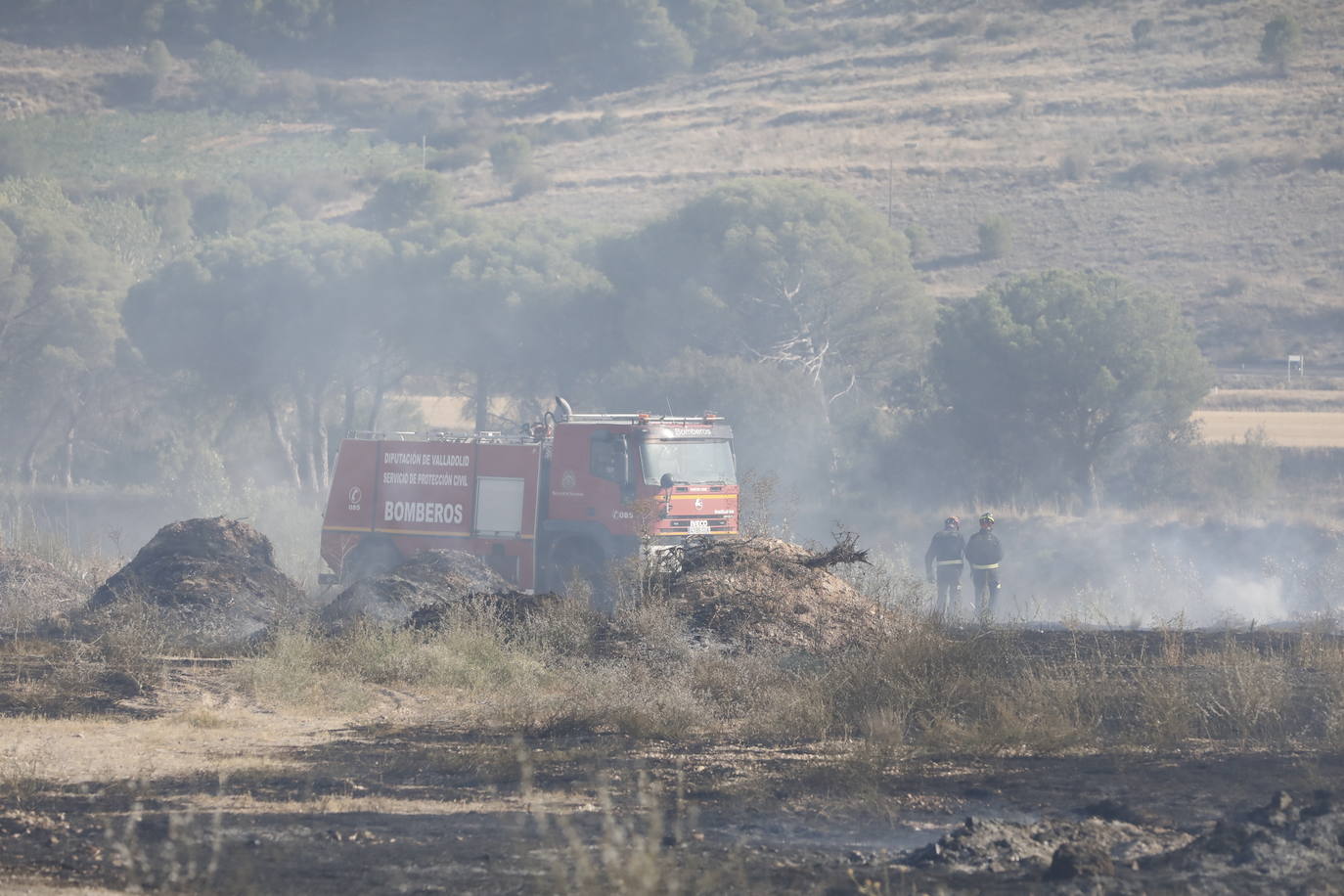 Fotos: Incendio en Bocos de Duero