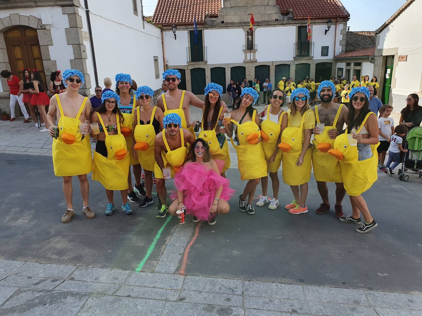 Fotos: Desfile de peñas en Los Santos