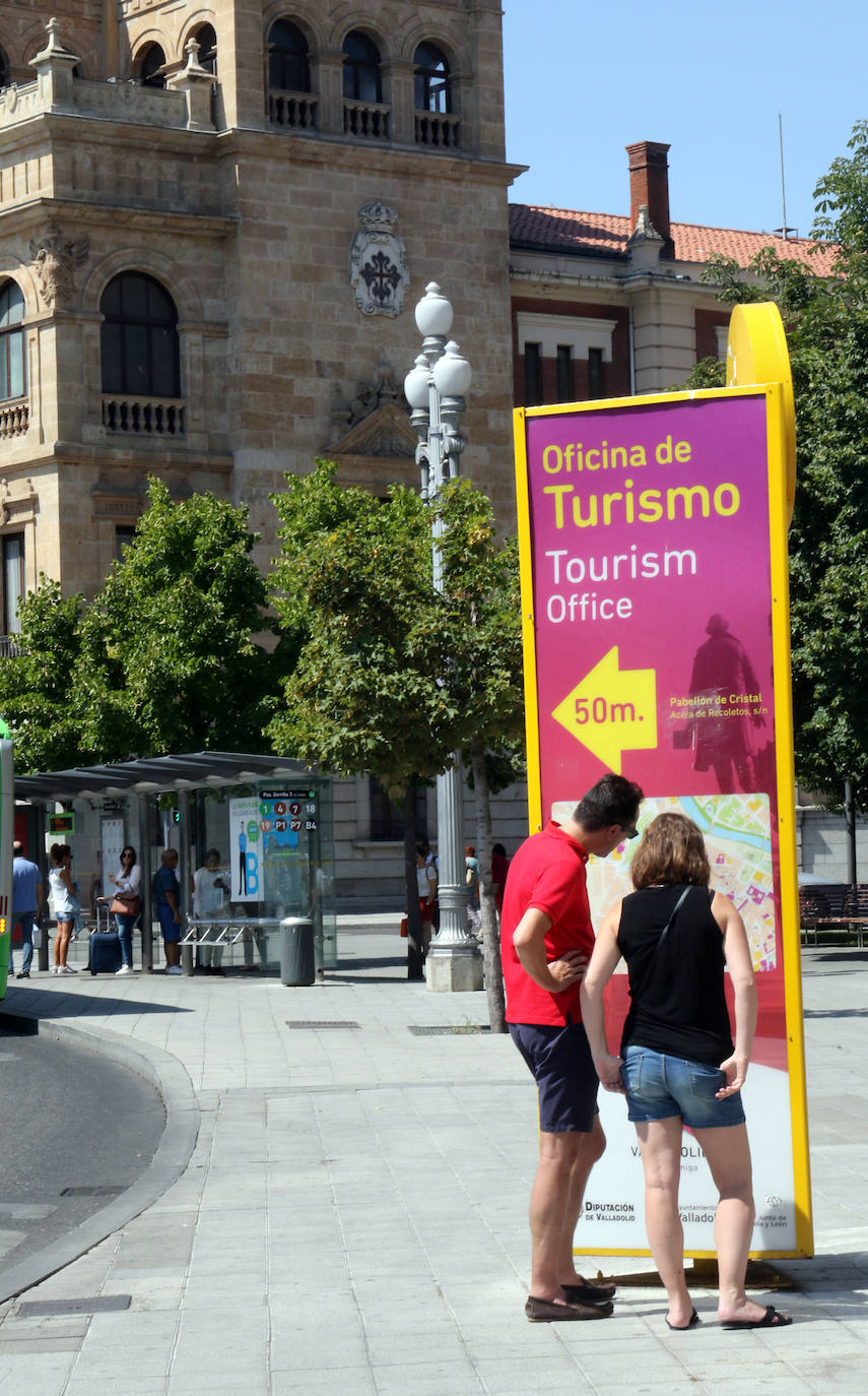 Fotos: Turistas por las calles de Valladolid