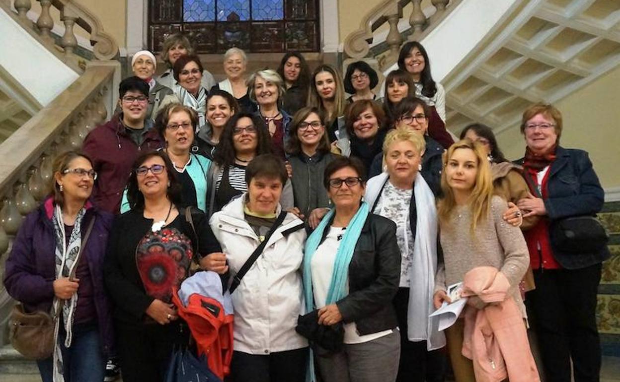 Integrantes del Foro Feminista, durante una de sus actividades. 