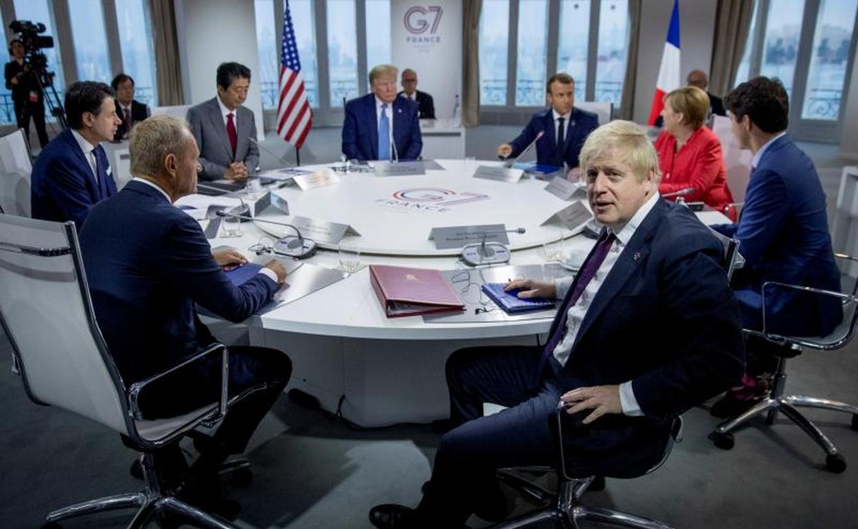 Cumbre del G-7 en Biárriz (Francia).