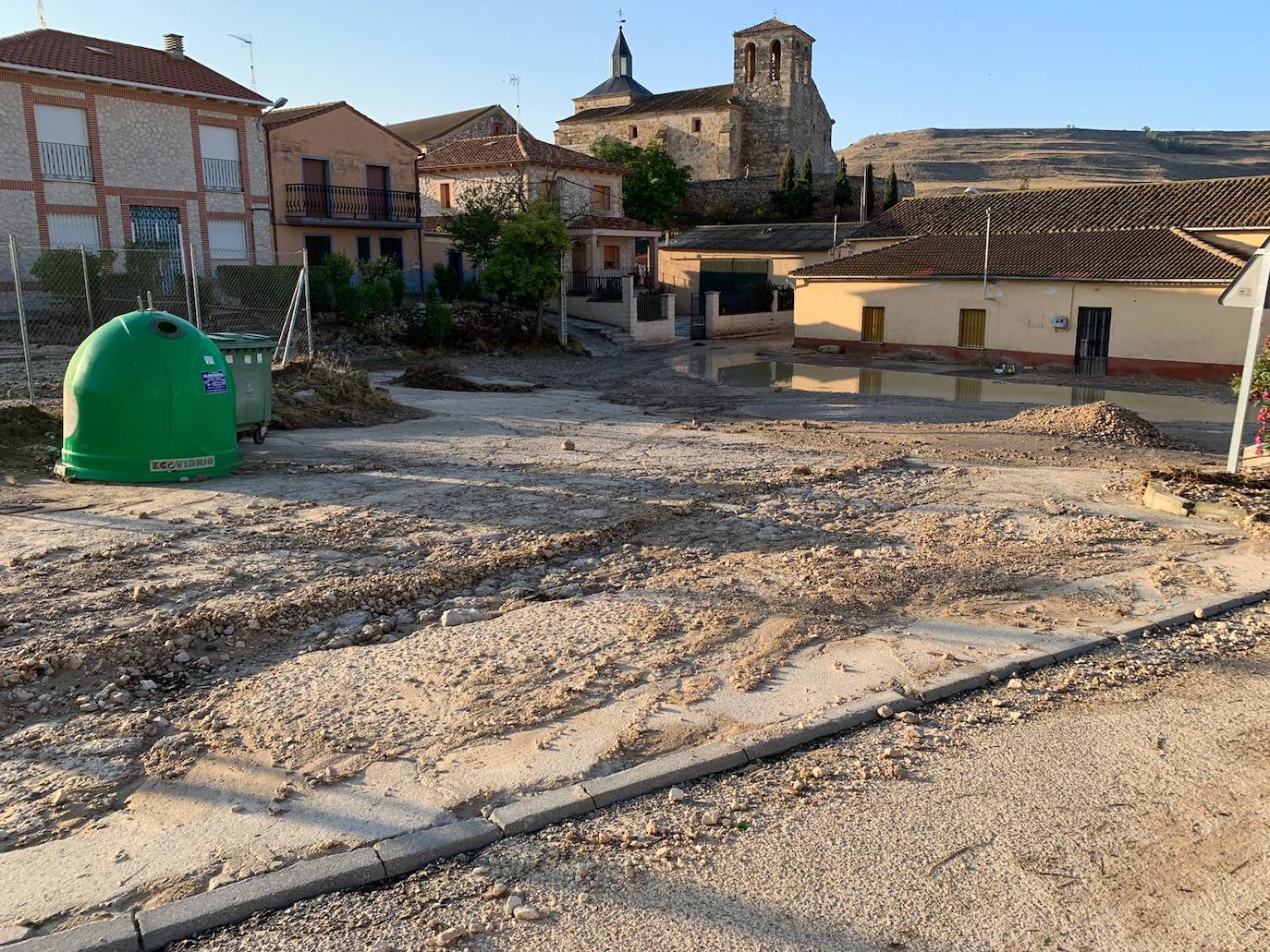 Fotos: Imágenes de Castrillo tras las tormentas