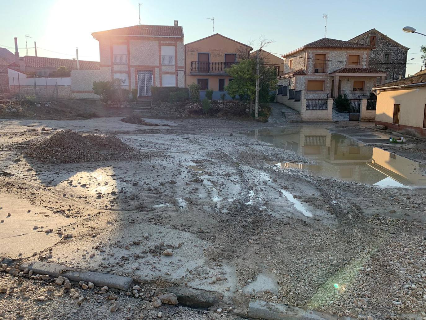 Fotos: Imágenes de Castrillo tras las tormentas