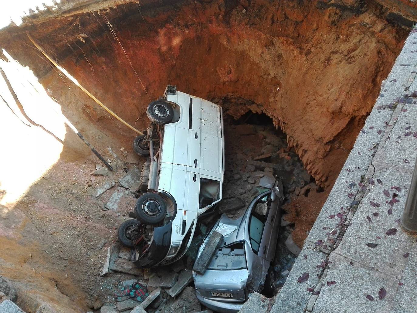 Fotos: Trabajos en el Socavón de San Millán