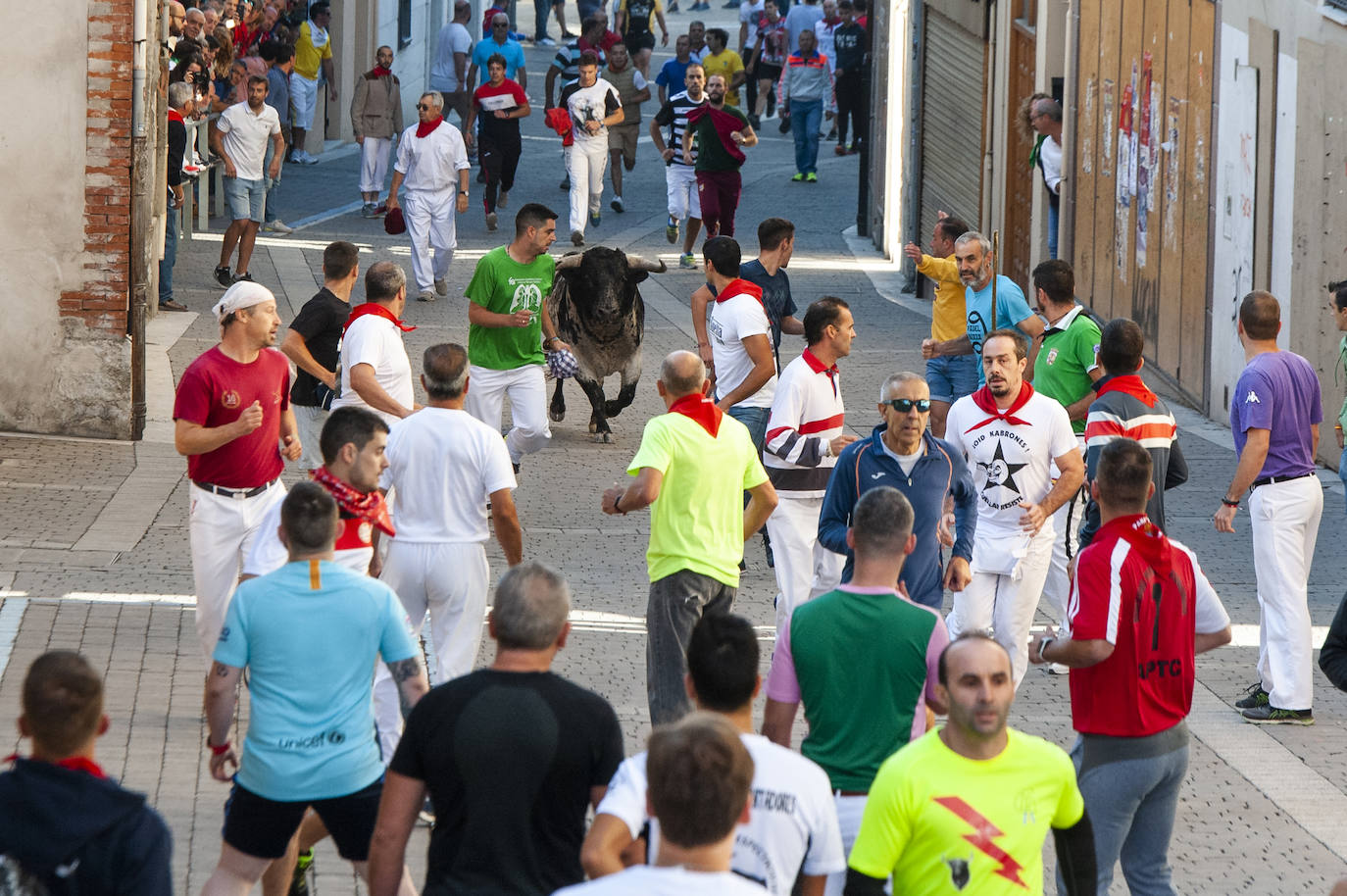 Fotos: Cuarto encierro de Cuéllar