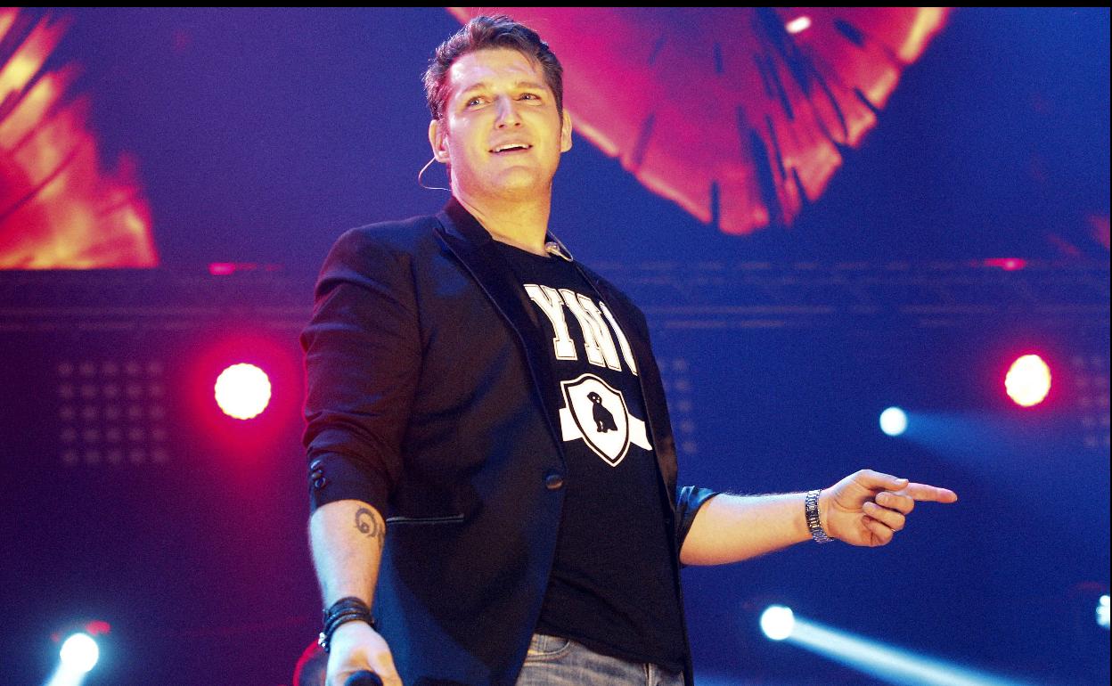 Manu Tenorio, en un concierto. 