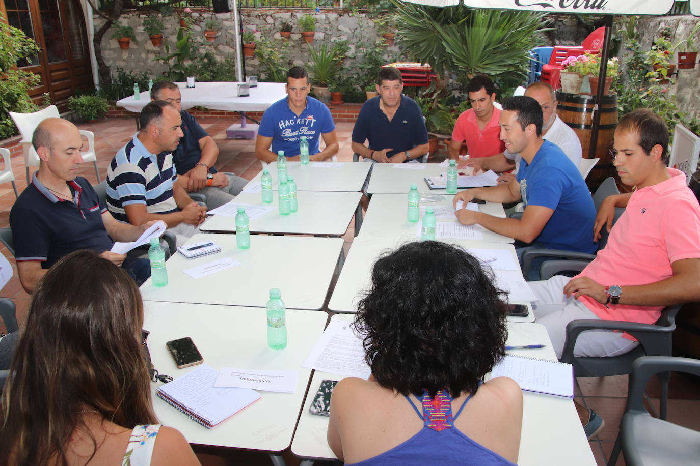 Reunión del jurado convocado por la Asociación Encierros de Cuéllar. 