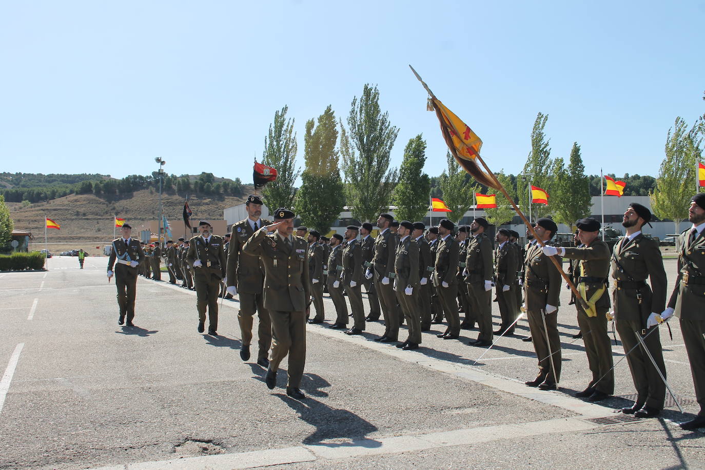 Fotos: El teniente coronel Carlos Palmero, nuevo jefe del Grupo de Caballería Acorazado &#039;Villaviciosa&#039;