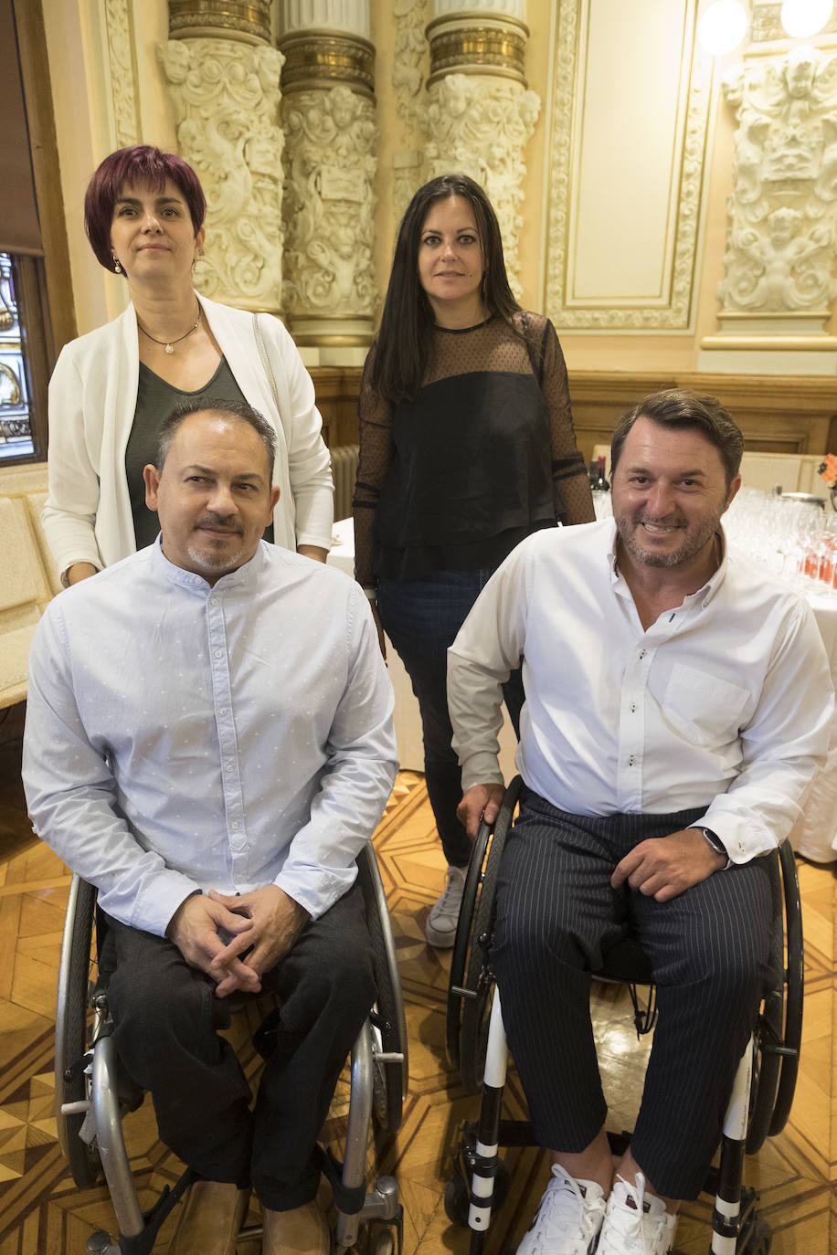 José Antonio de Castro, Francisco Sardón, Marta Recela y María Hernández.