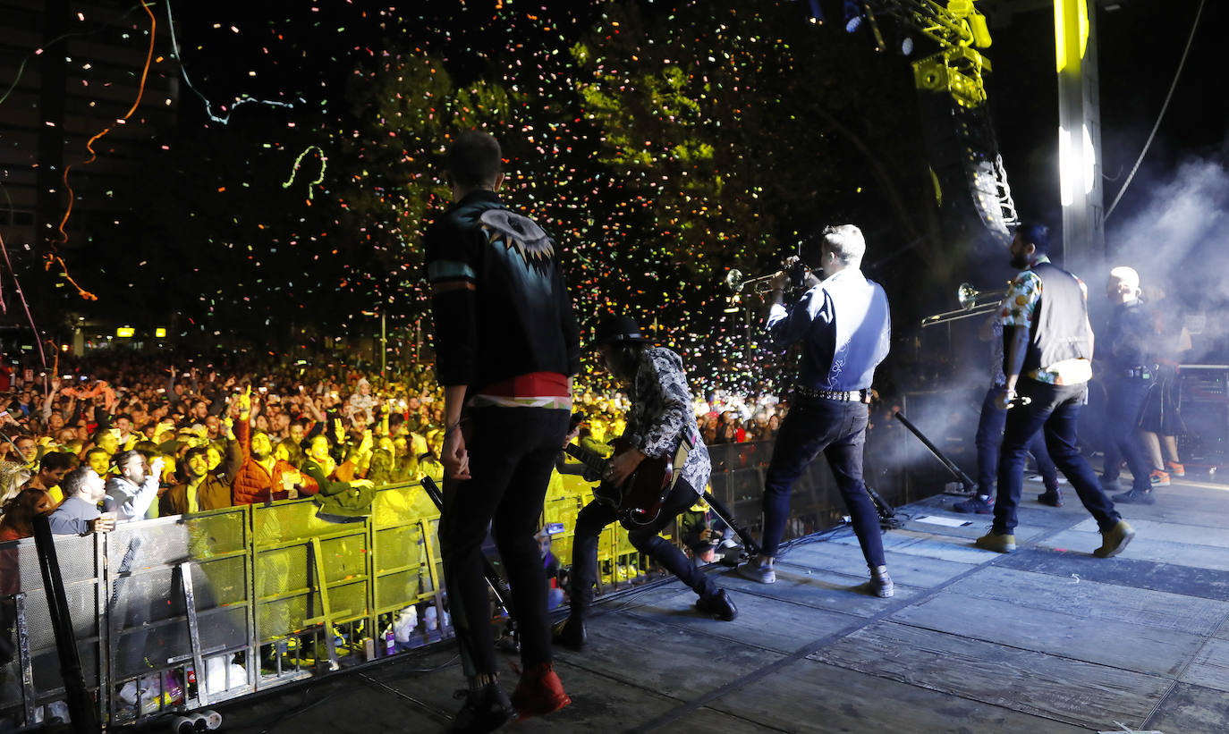 Fotos: Concierto de La Pegatina en las fiestas de Palencia