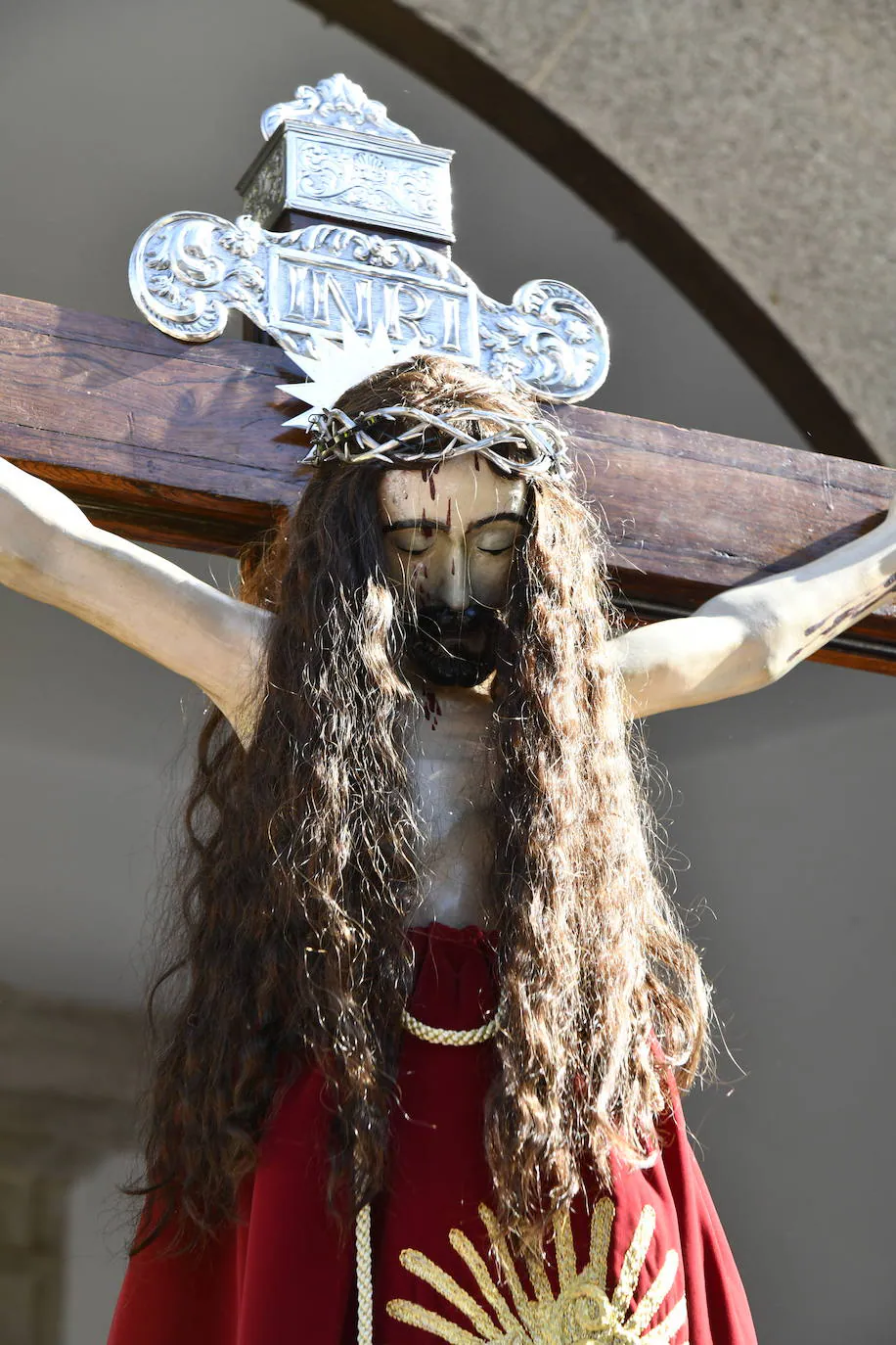 Fotos: Bajada del Cristo del Caloco en el Espinar