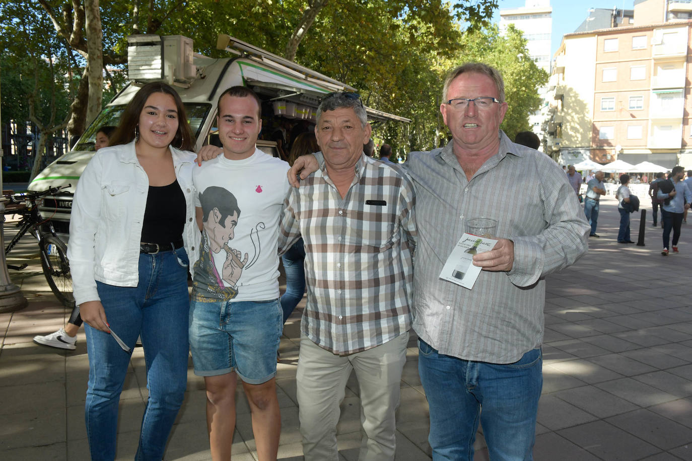 Lucía Díaz, Iván Bragado, El Chispa y El Rúa.