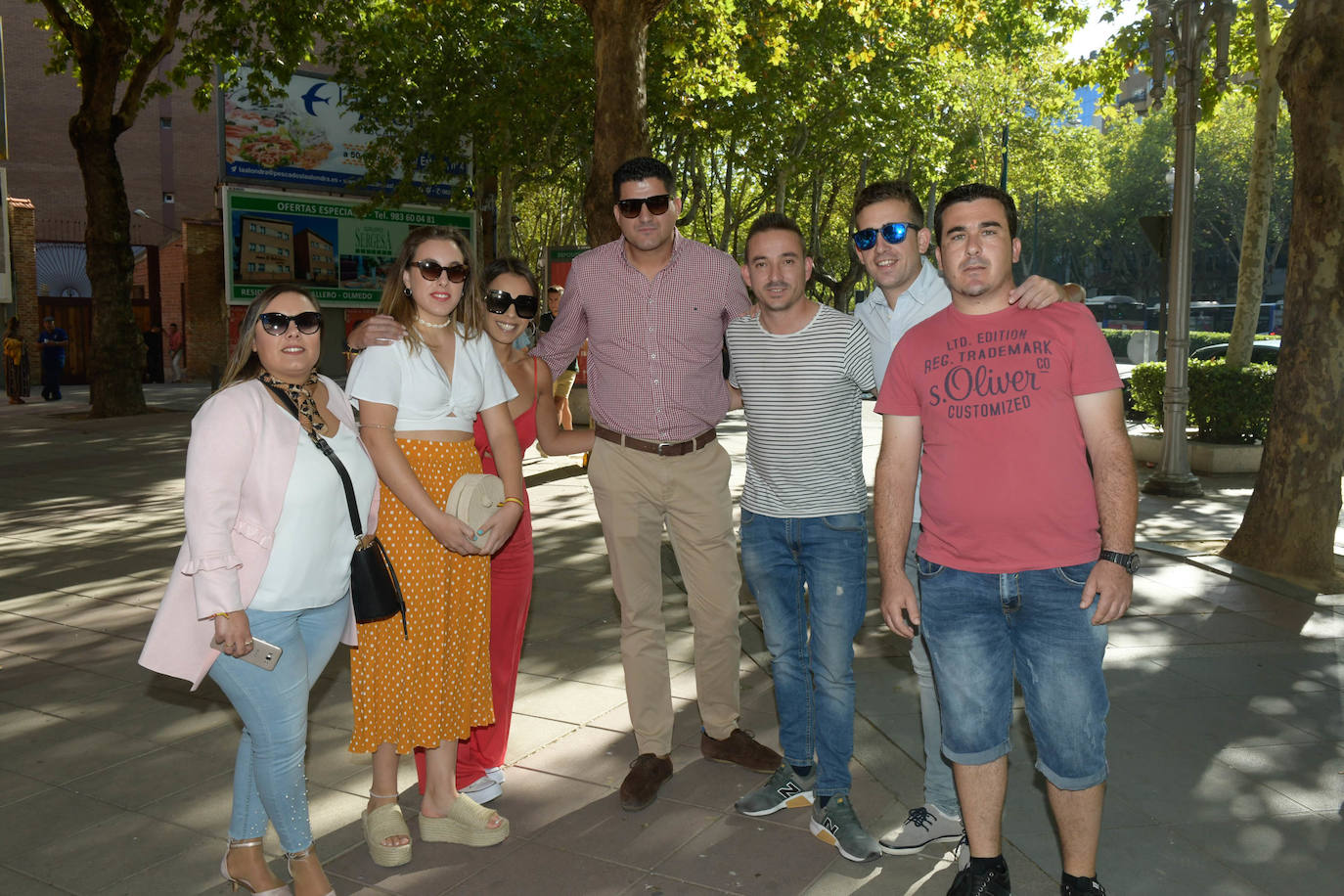 Inmaculada García, Noelia García, María Jesús García, Miguel Ángel del Río, Alfredo Sáez, Andrés Yuguero y Daniel Rombo.