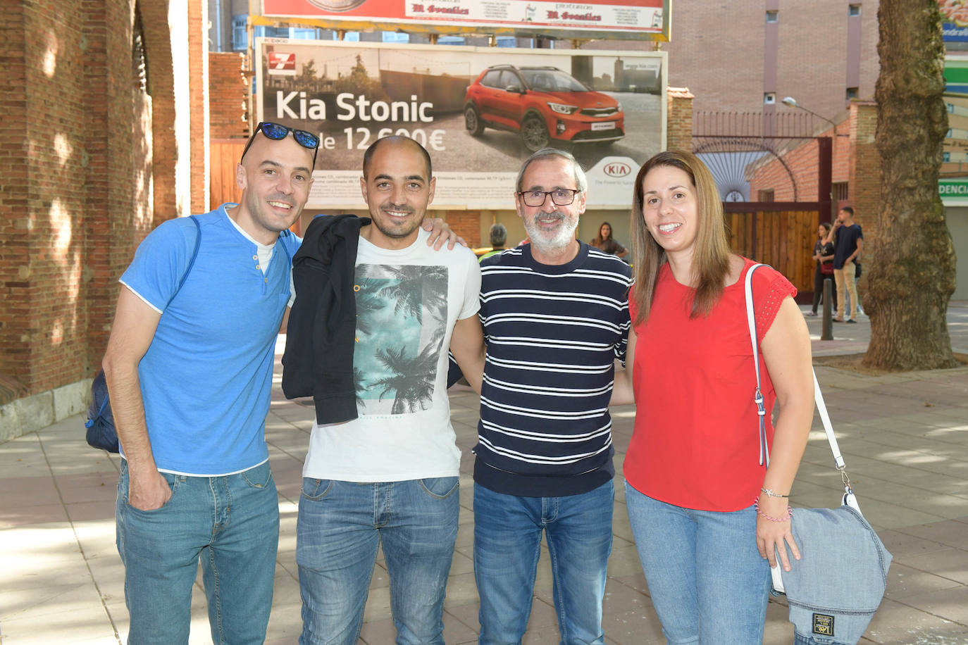 Andrés Brizuela, Benito Brizuela, Andrés Callejas y Esther Martín.