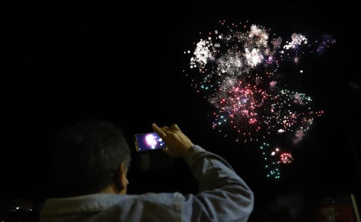 Fotos: Fuegos artificiales el sábado de fiestas en Salamanca