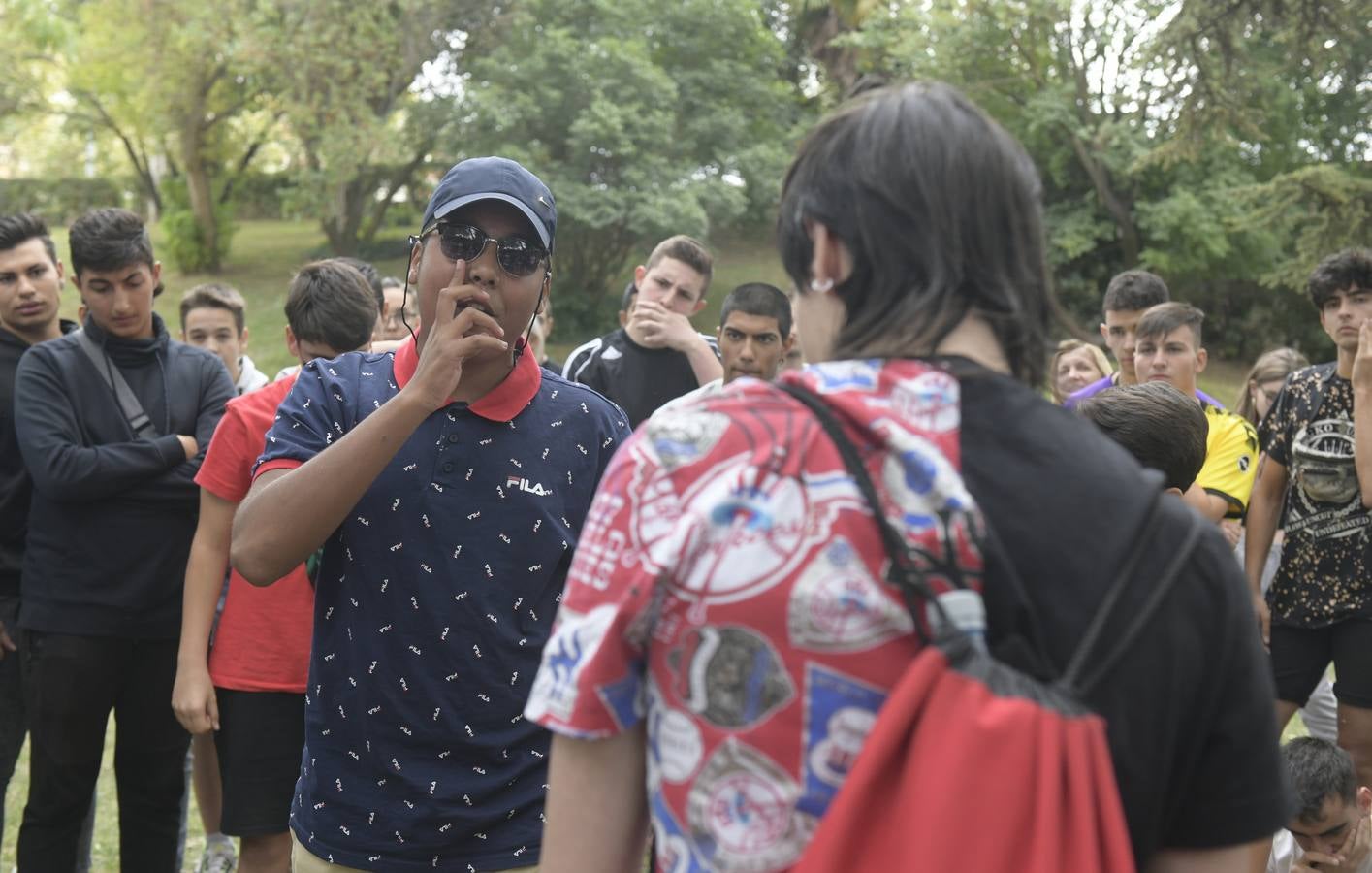 Fotos: Batalla de gallos en el Paseo de las Moreras