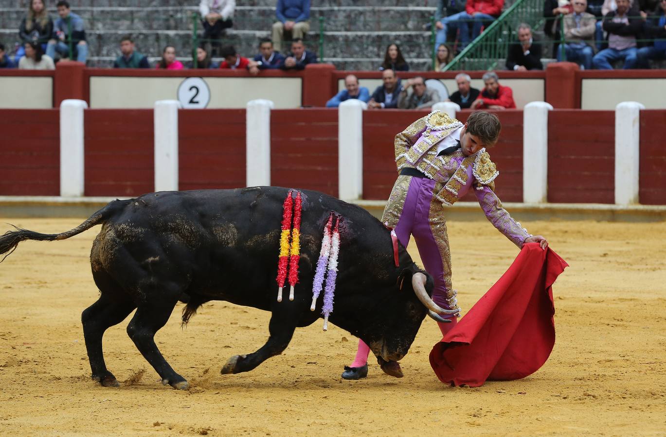 Con toros de la ganadería Torrealba para Marcos, Antonio Grande y Fernando Plaza