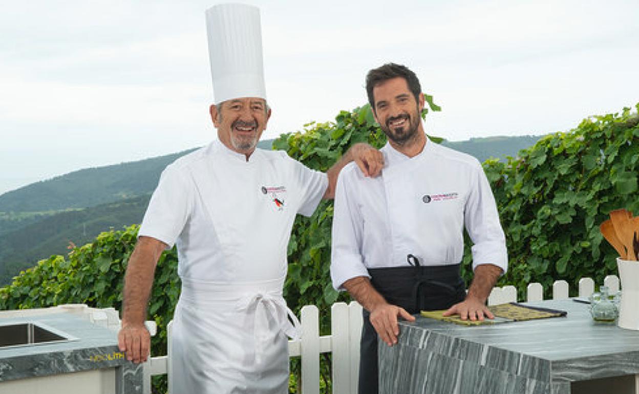 Karlos (i) y Joseba Arguiñano. 