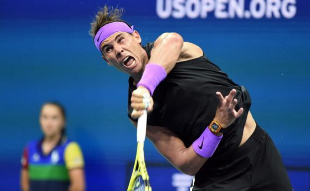 Nadal, durante el partido. 