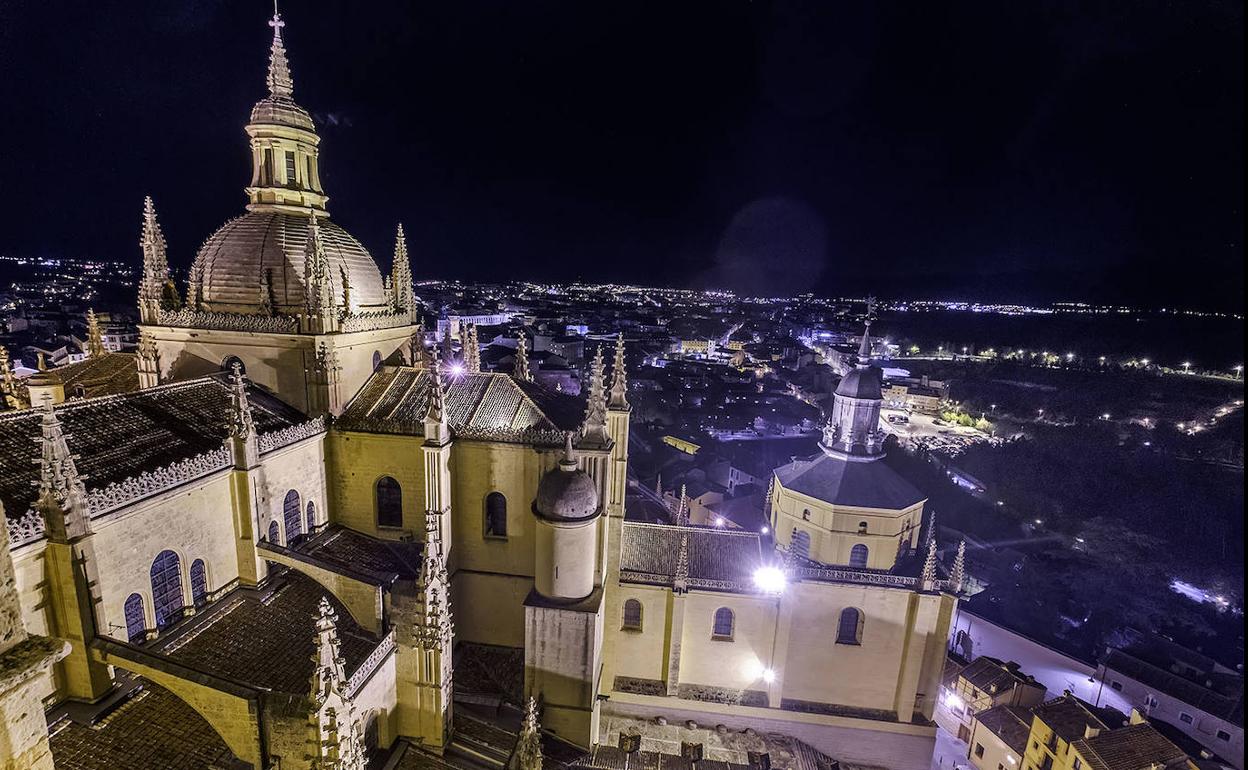 Segovia desde el campanario de la Catedral. 