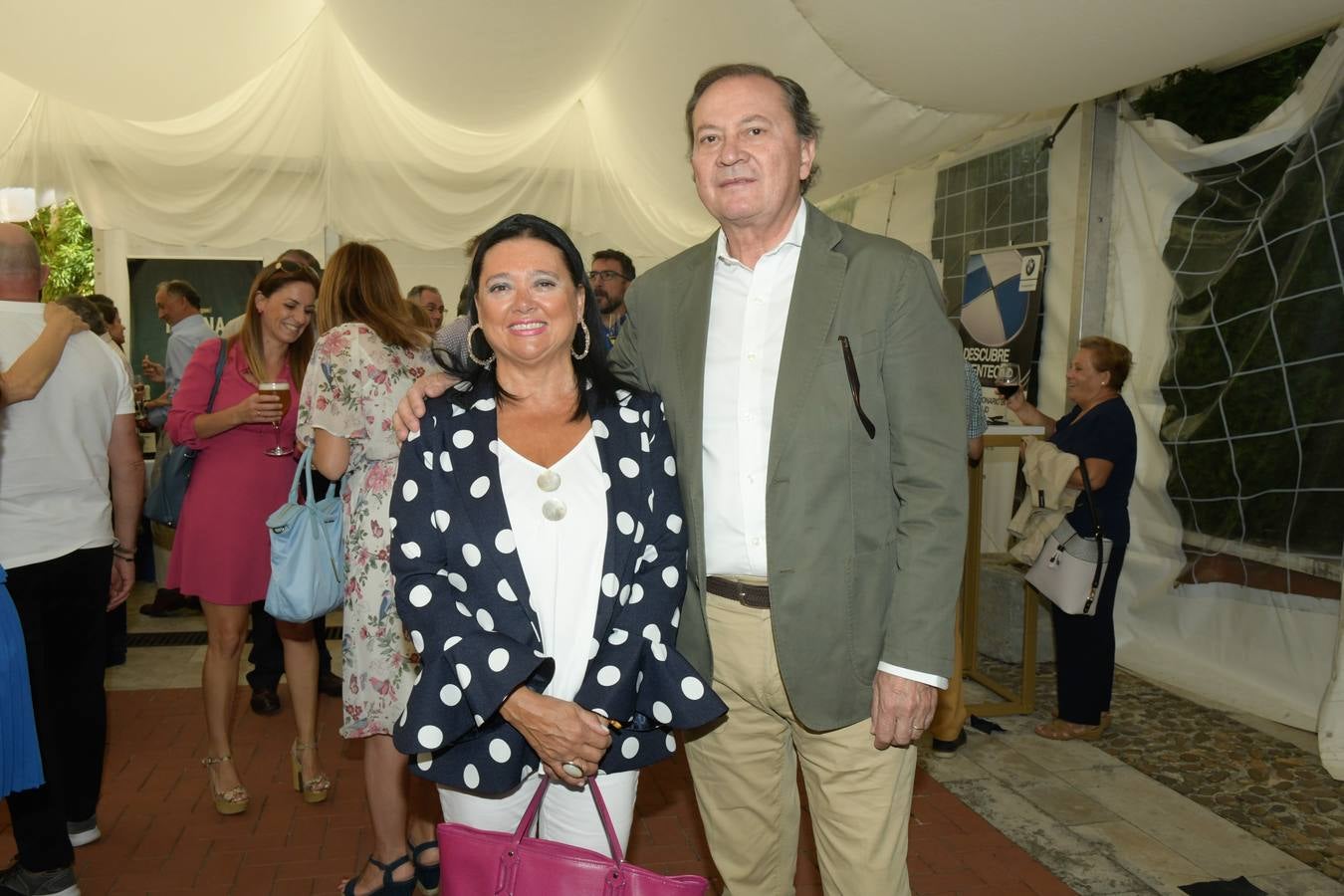 Mamen Marín (restaurante Ole con Ole) y Carlos González (Grupo Autojucar).