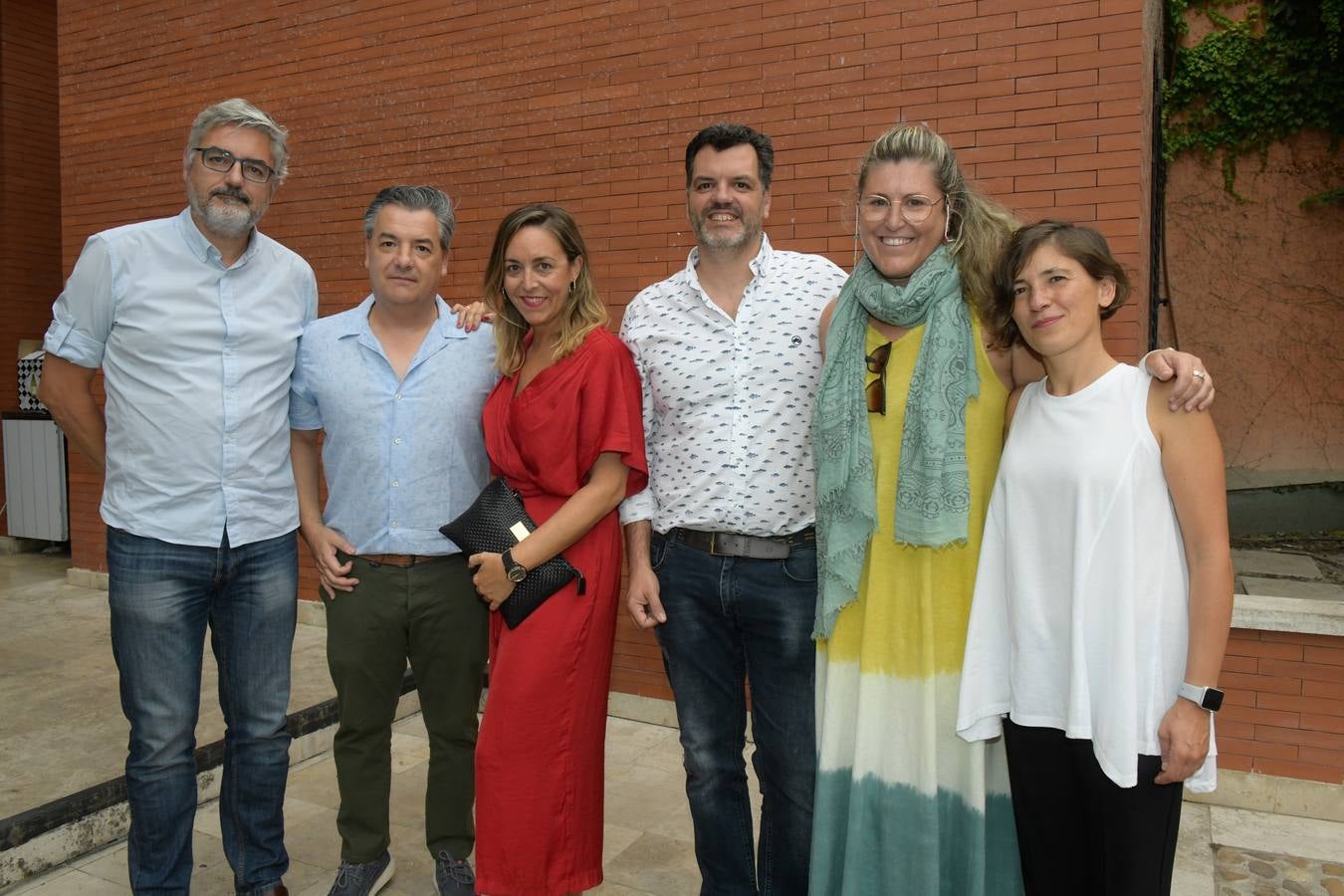Pedro Garayo (MPB Aerospace), Alberto Marino, Marian Ruiz, Eduardo Gómez (Farmacia Trabajo), Marta Hernández (Farmacia Trabajo) y Carmen Barrientos (Carpe Studio).