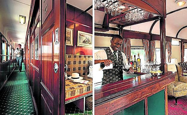 A bordo del tren no falta de nada.