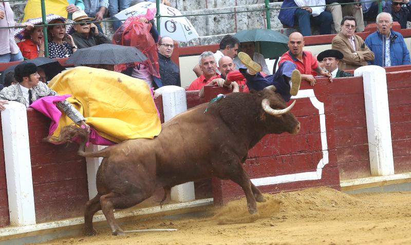 Fotos: La cogida del monosabio en diez imágenes