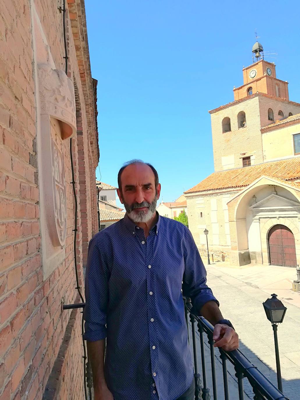 Juan José Maroto, alcalde de Nava d ela Asunción. 