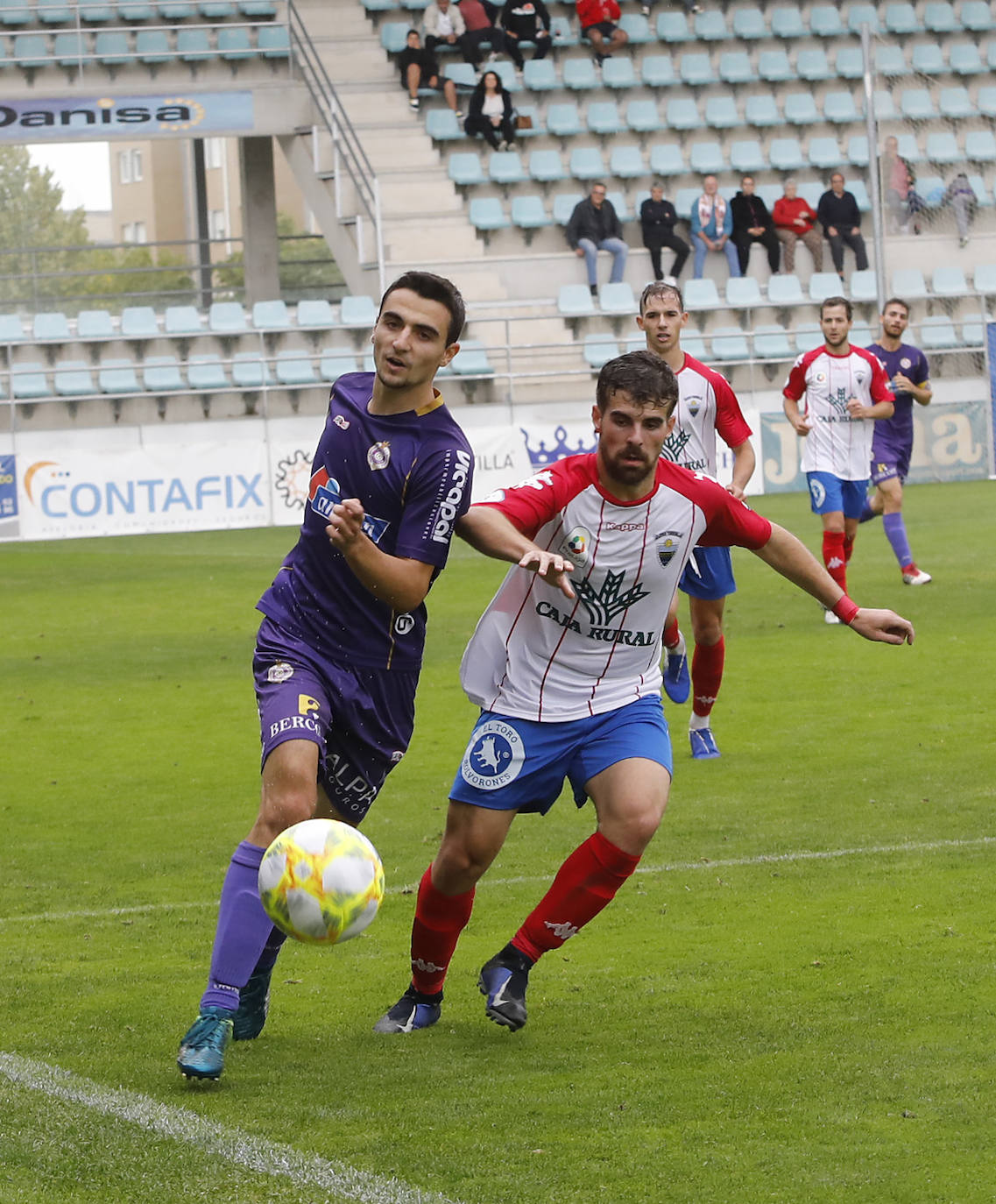 Empate entre Palencia Cristo Atlético y Atlético Tordesillas en la Balastera. 