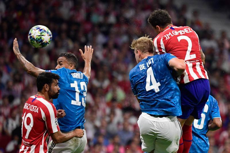 El Atlético de Madrid y la Juventus de Turín se enfrentaron en el Metropolitano en la primera jornada de la Liga de Campeones.