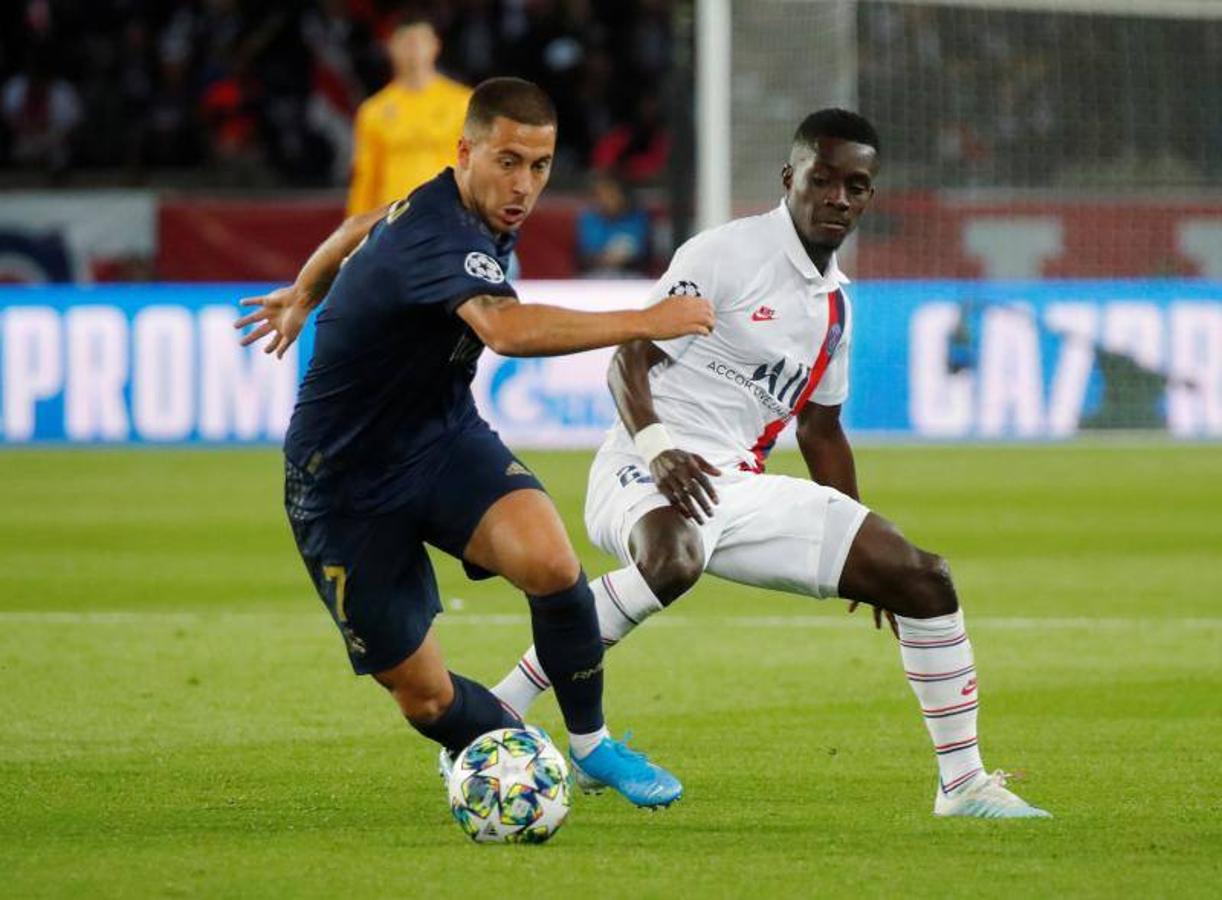 El equipo blanco debutó en esta edición de la Champions en casa del campeón francés