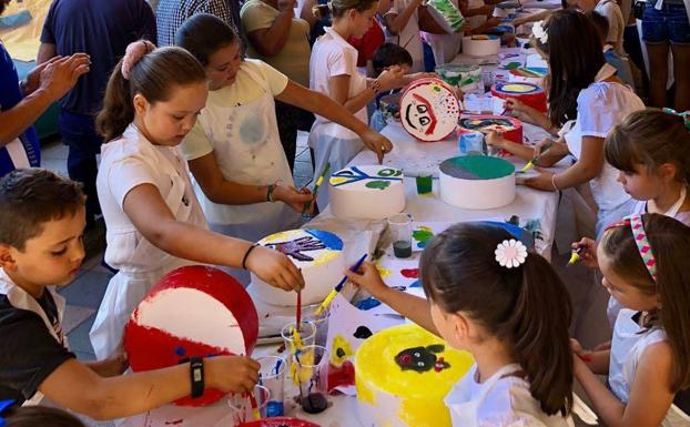 Actividad organizada en la pasada edición del Mercado del Queso de Villalón. 