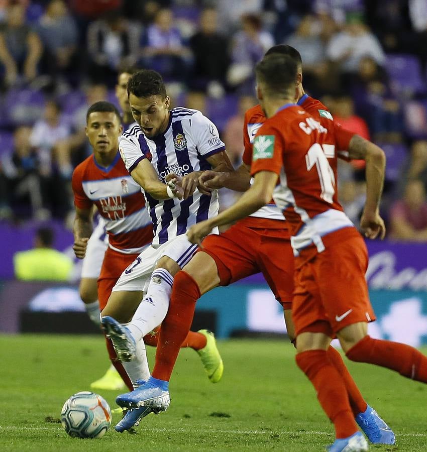 Óscar Plano adelantó al Real Valladolid después de una gran jugada llevada por Nacho, Guardiola y Toni Villa y empató Carlos Fernández