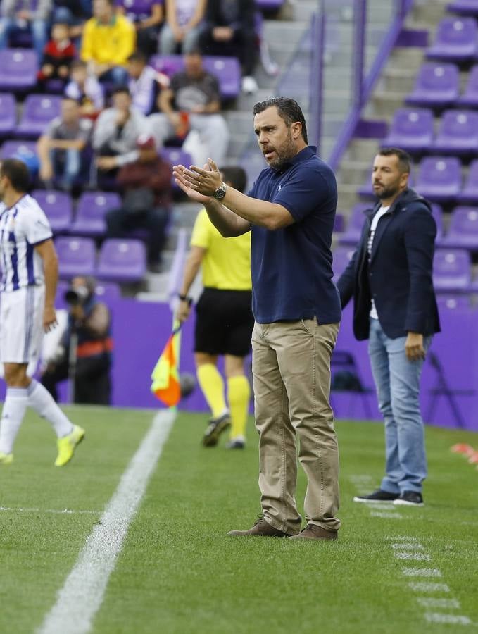 Óscar Plano adelantó al Real Valladolid después de una gran jugada llevada por Nacho, Guardiola y Toni Villa y empató Carlos Fernández