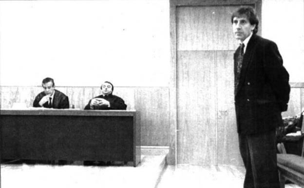 Un momento del juicio en el Juzgado de Instrucción. 