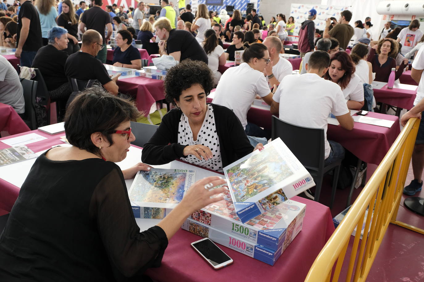 Unos 700 aficionados de 40 países diferentes participan este fin de semana en el I Campeonato del Mundo de Puzles que se celebra en la Cúpula del Mileno de Valladolid y que ha dado inicio hoy sábado con el torneo por equipos, al que seguirán mañana las disciplinas individual y por parejas. En total, el certamen, que cuenta con el apoyo del Ayuntamiento, repartirá 2.500 euros en premios.