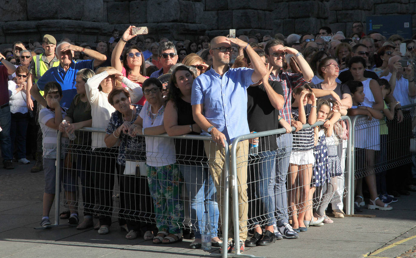 Finaliza la solemne novena de la patrona de Segovia, que ha sido acompañada por miles de segovianos en el traslado desde la Catedral