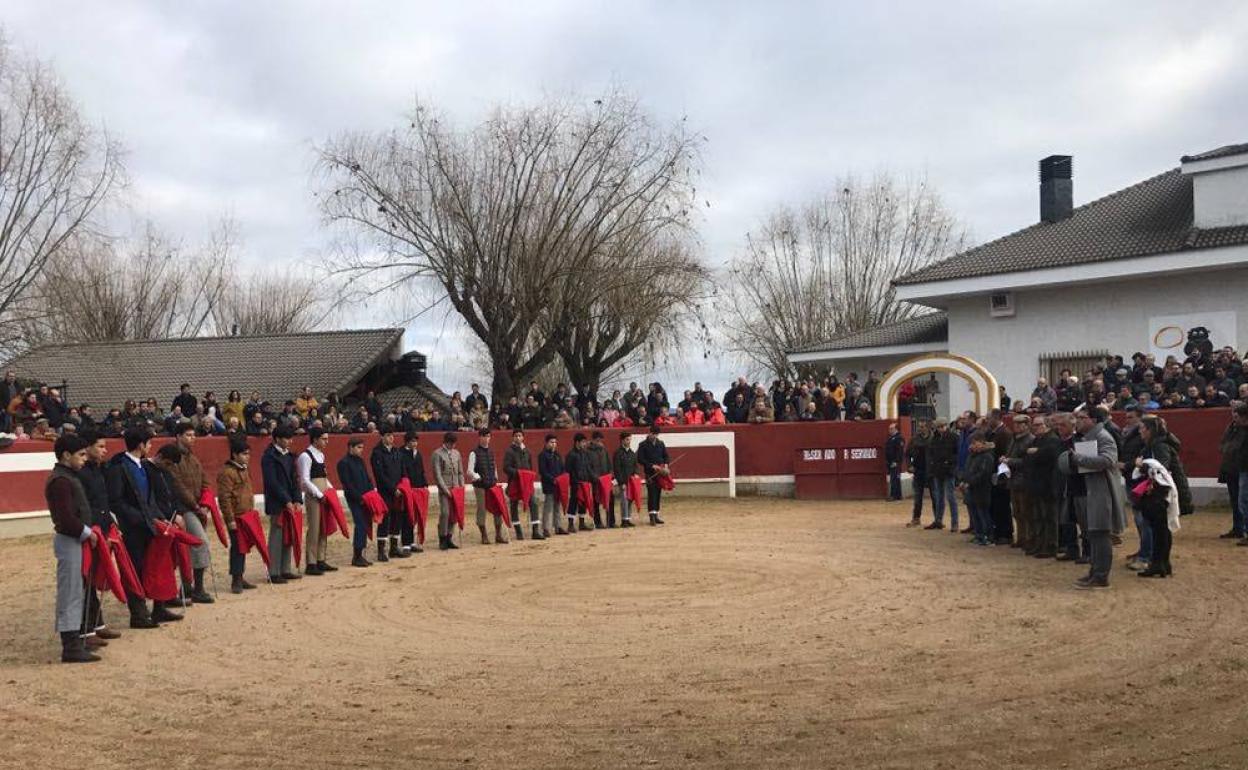 Tienta del Bolsín Taurino Mirobrigense celebrada en el Conde Rodrigo II.