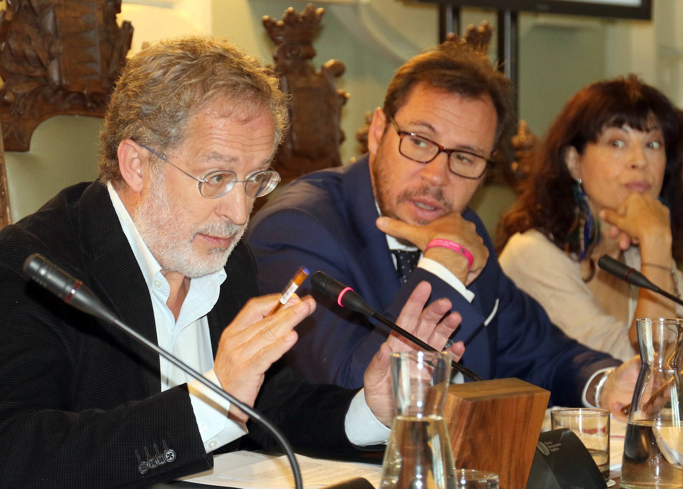 Pleno en el Ayuntamiento de Valladolid.